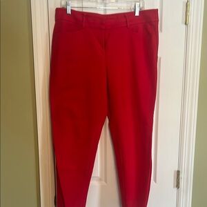 Elegant Red Women's Pants
